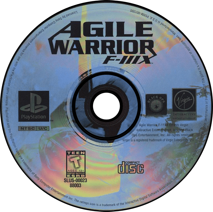 Agile Warrior F-111X media 7 for Playstation